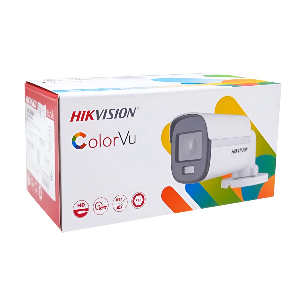 Hikvision 2MP ColorVu HD Bullet Camera 3.6mm With Audio (2CE10DF0T-PFS)